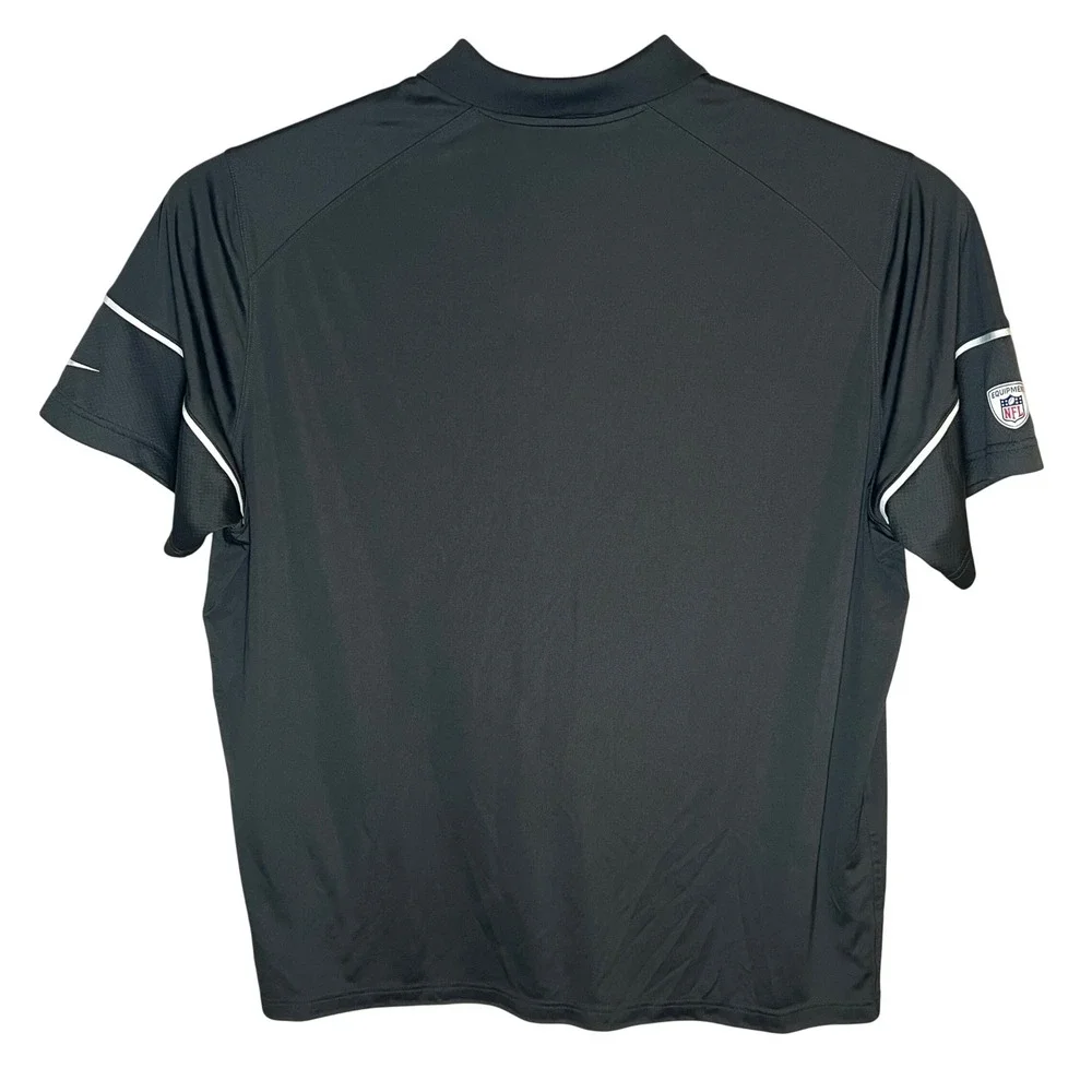 Nike Polo Shirt Mens XXL Black Indianapolis Colts NFL Equipment Training Dri-FIT
